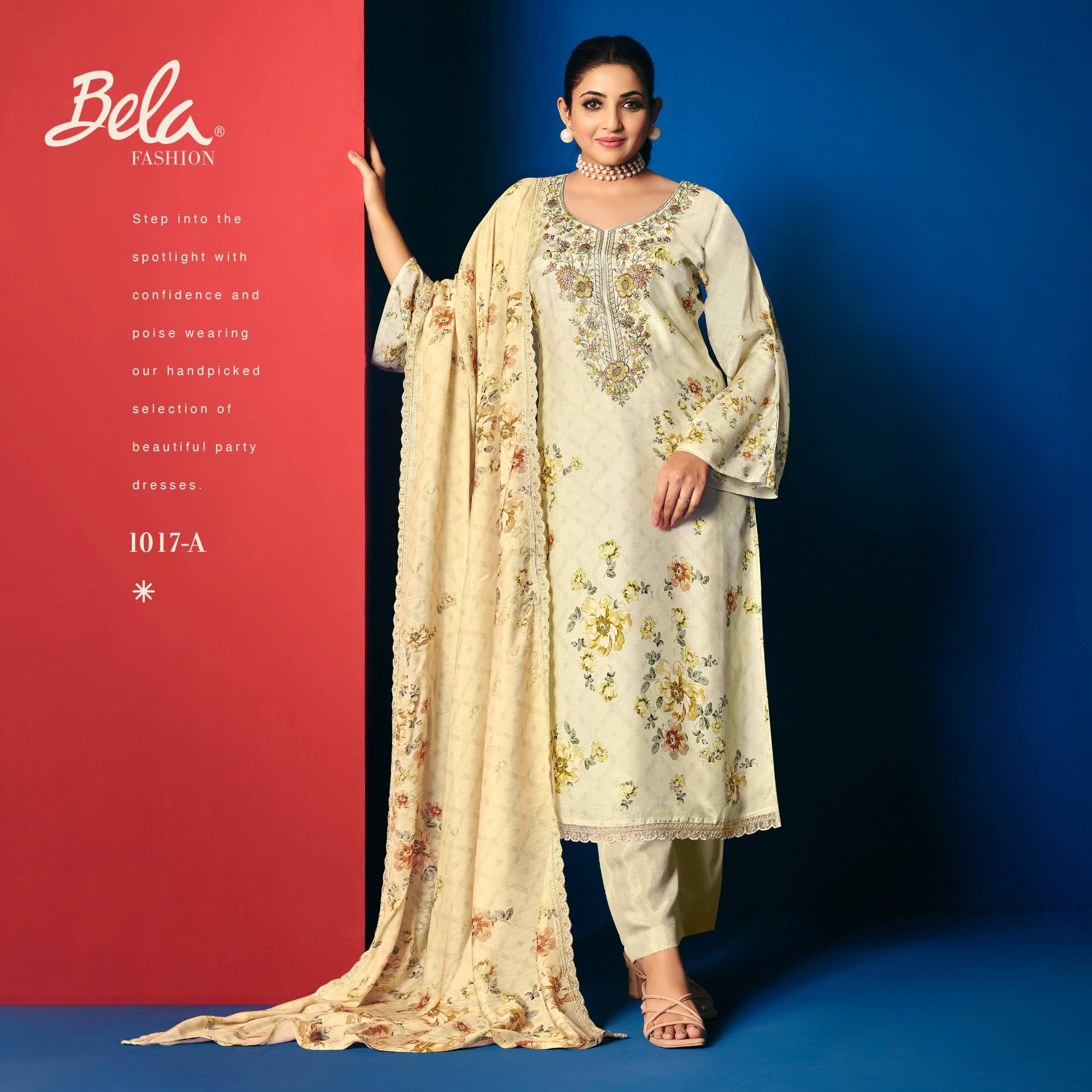 Maisha By Bela 1017 A To 1017 D Series Beautiful Suits Colorful Stylish Fancy Casual Wear & Ethnic Wear Pakistani cotton lawn At Wholesale Price